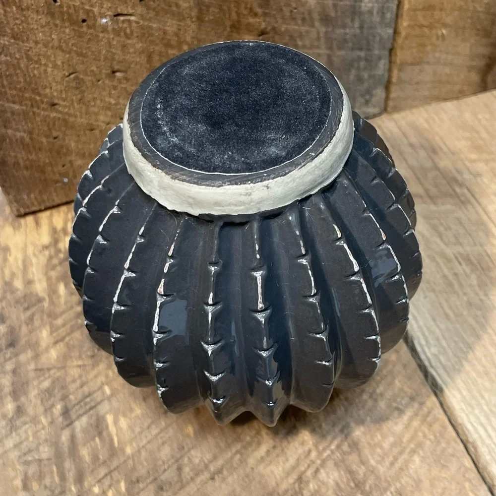 West Elm Bud Vase Wabi Sabi Style. Cactus Shape